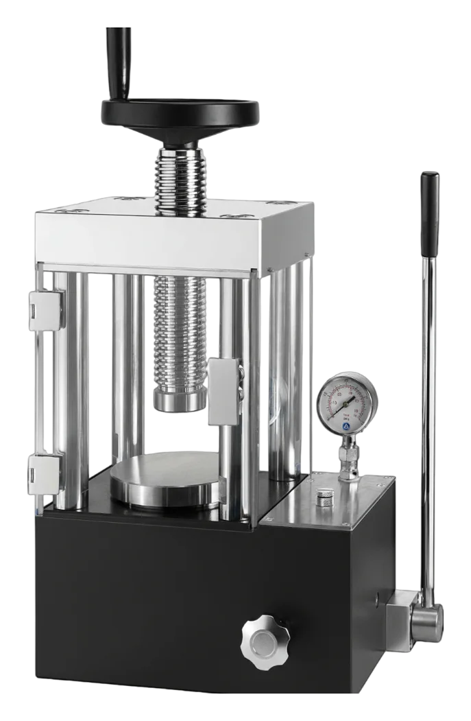 Automatic hydraulic press with four-column frame