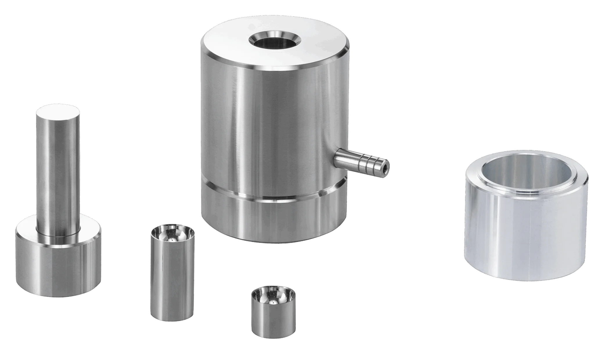 Circular pellet die set components