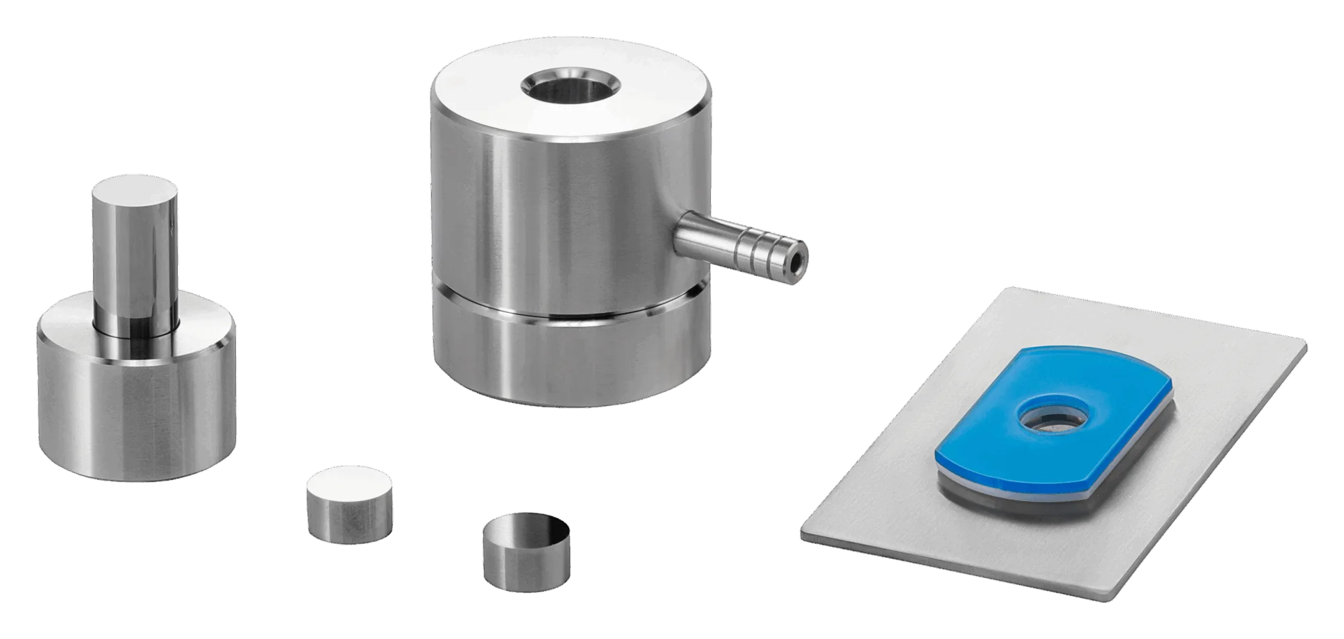 FTIR KBr pellet pressing die set