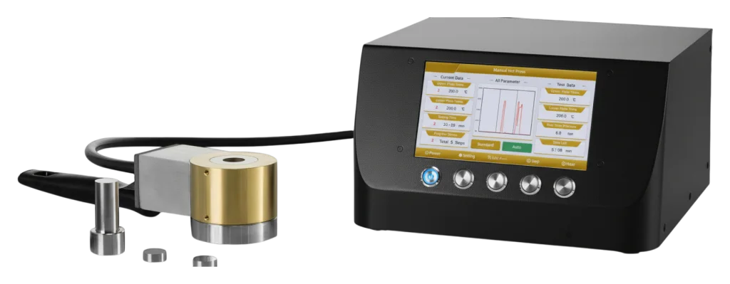 Heatable die set assembly for thermal-assisted pellet compaction