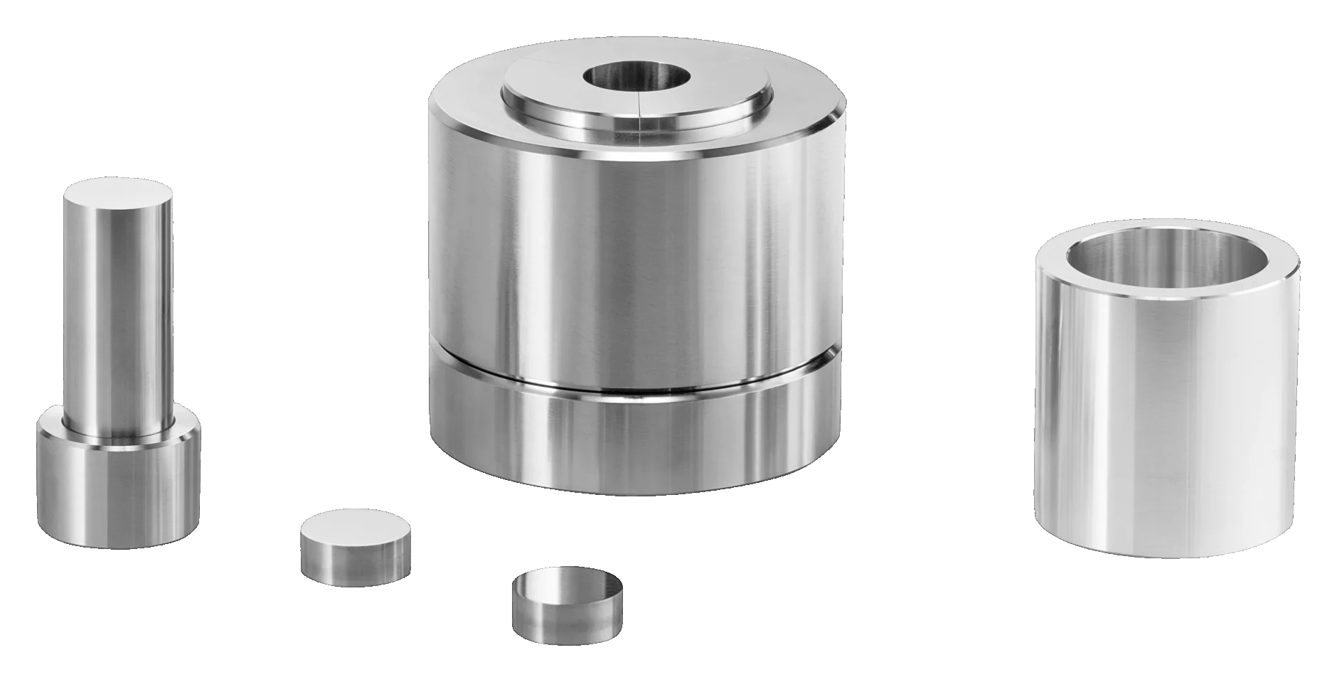Splitable pellet die set for fast demoulding