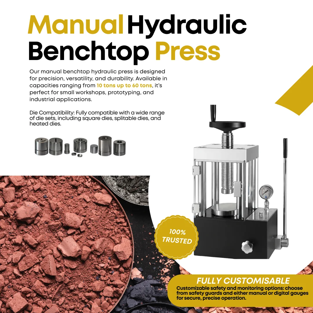 Four-pillar manual hydraulic press, product banner