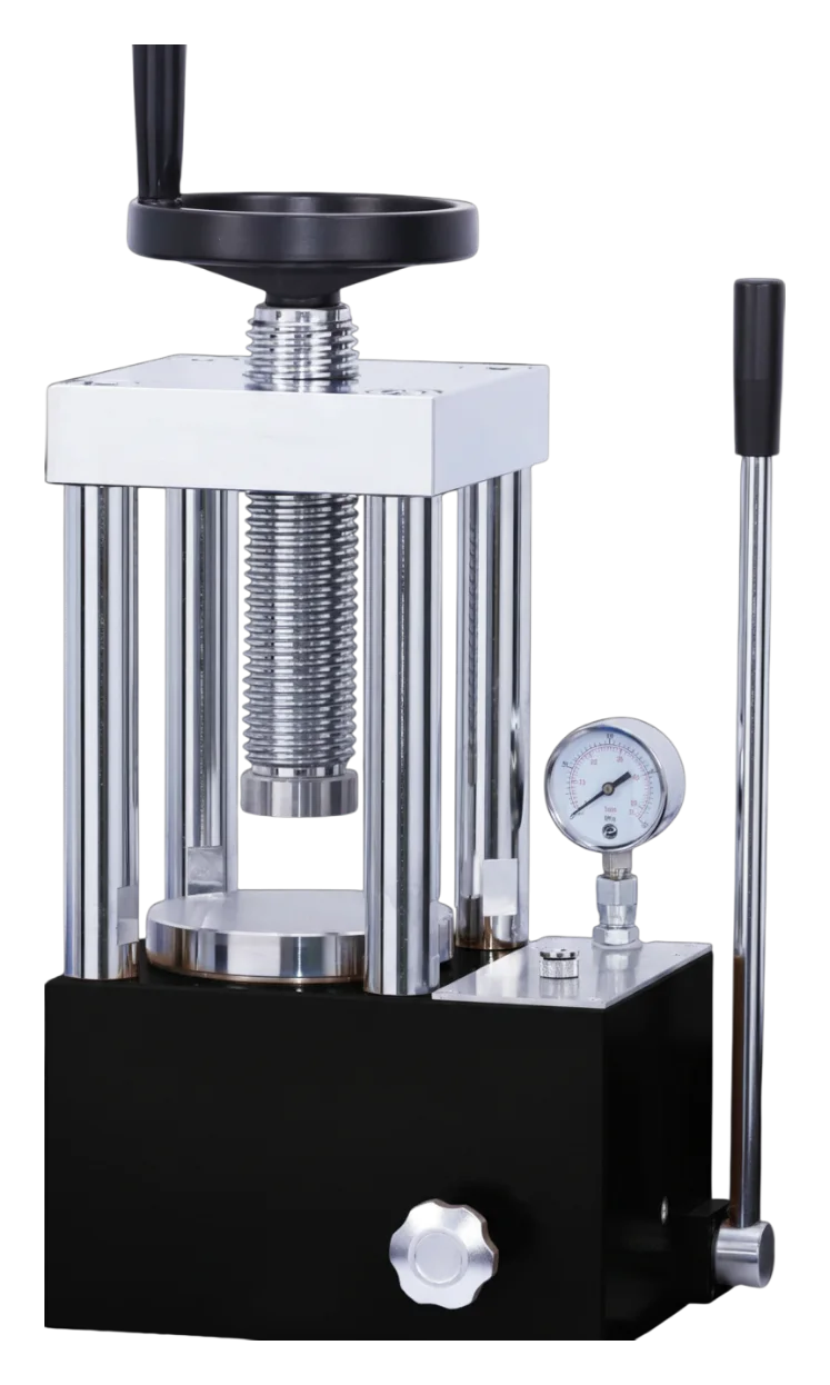 Four-pillar manual hydraulic laboratory press