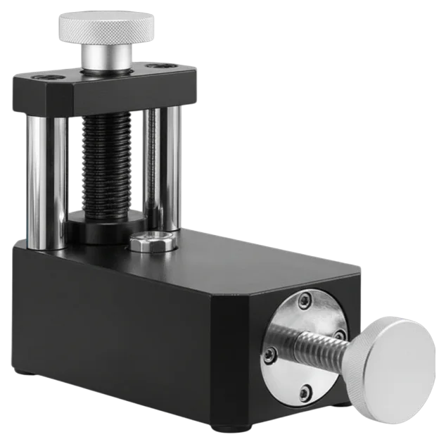 Compact 2-ton mini pellet press for KBr sample preparation